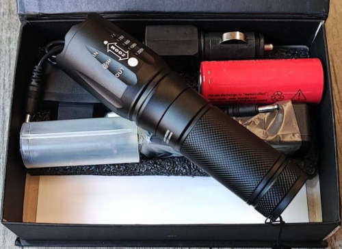 EJC X900 26650 HIGH QUALITY TORCH KIT WITH CHARGERS