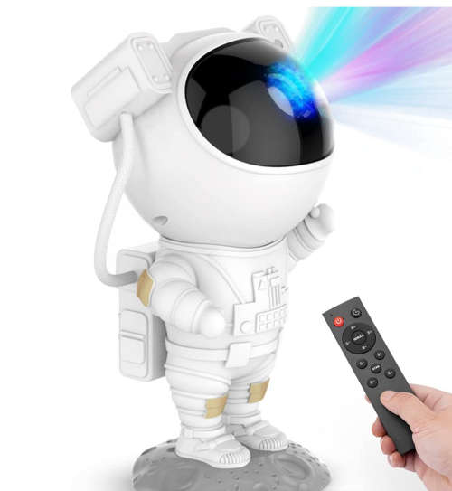 Star Projector Galaxy Night Light - Astronaut Space Projector - White