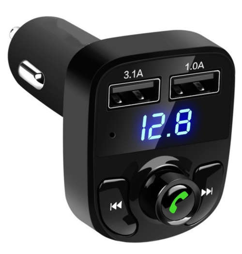 X8 Car MP3 Wireless Stereo Music Player Full Frequent FM Transmitter Wireless Car Charger Adapter
