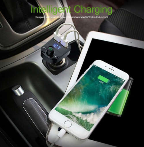 X8 Car MP3 Wireless Stereo Music Player Full Frequent FM Transmitter Wireless Car Charger Adapter