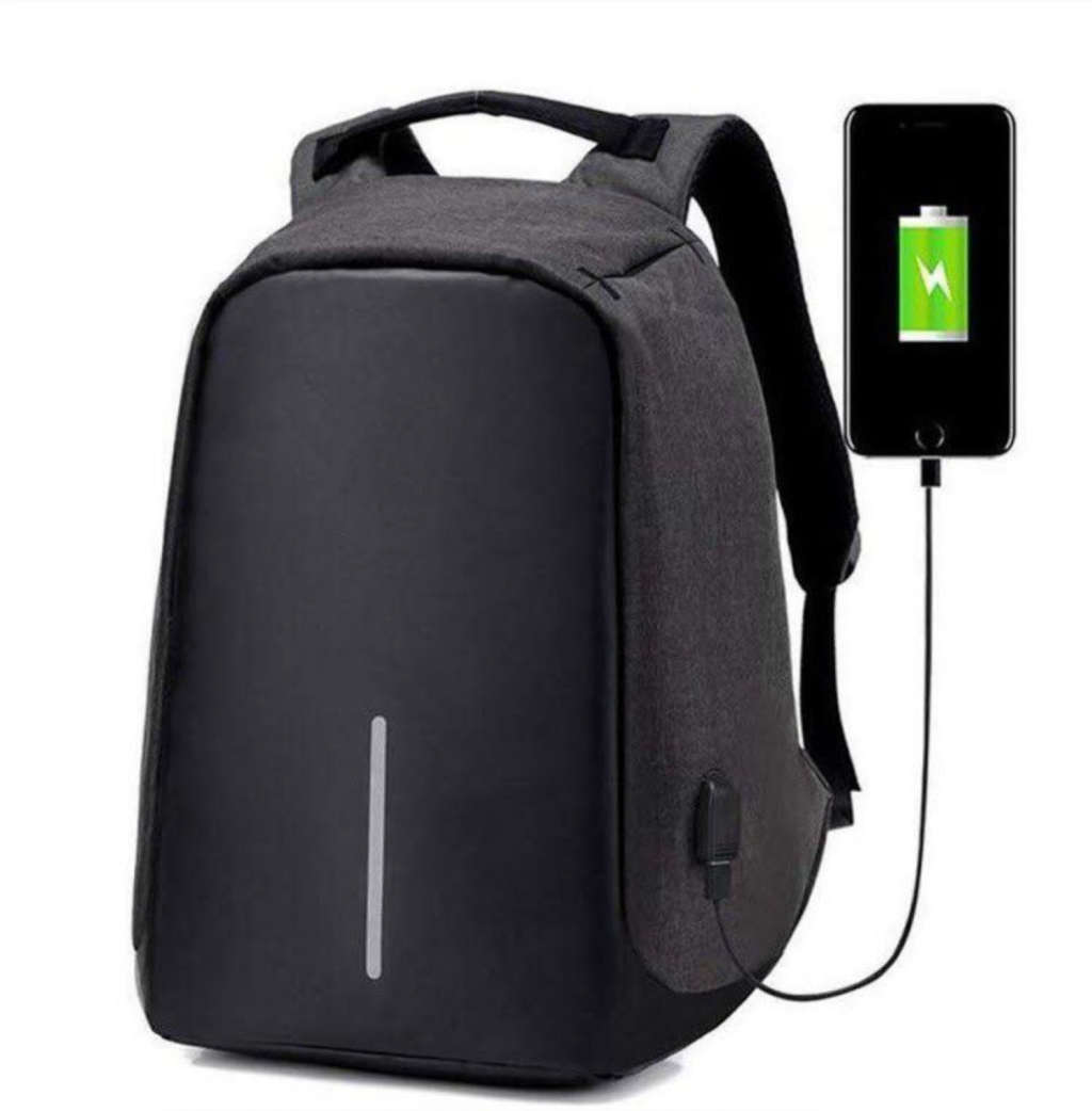 Anti-theft Travel Backpack Laptop School Bag with USB Charging Port
