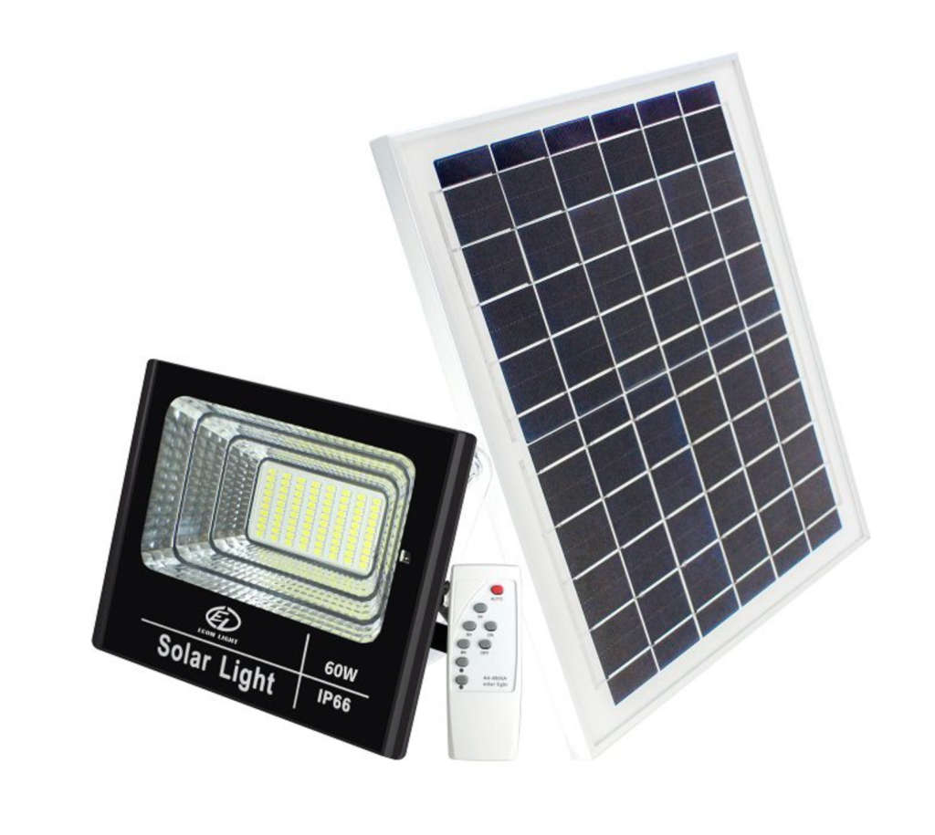Tempest 60W Solar LED Flood Light with Remote control