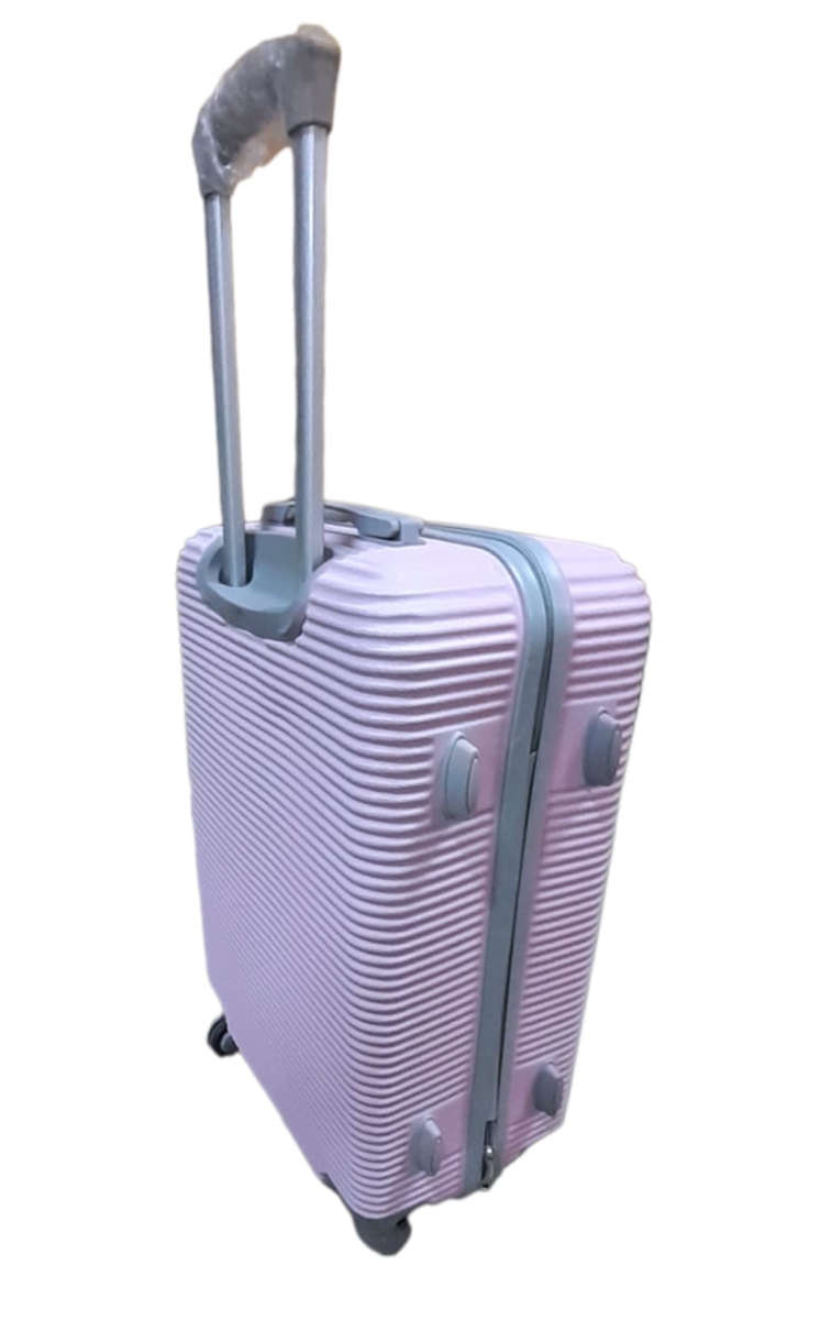 31` Big Size Latest Design High Quality Hard Outer Shell 3 in 1 Travel Luggage Set - Light Pink
