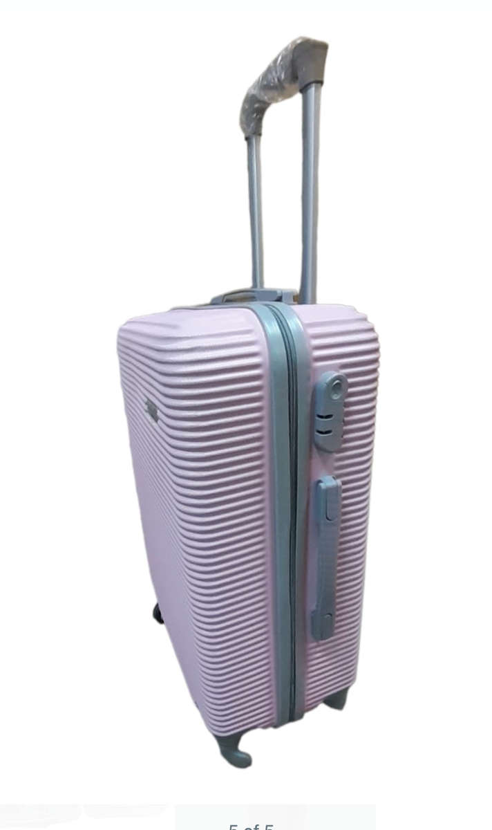 31` Big Size Latest Design High Quality Hard Outer Shell 3 in 1 Travel Luggage Set - Light Pink
