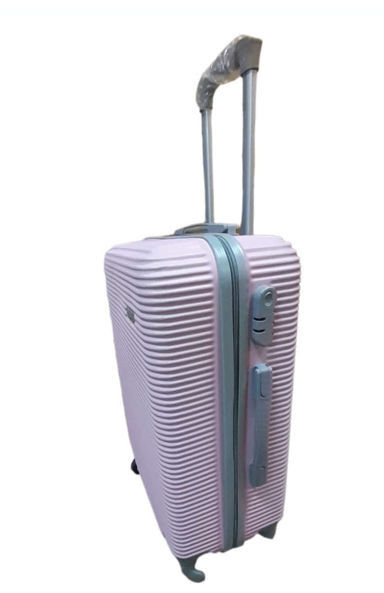 31` Big Size Latest Design High Quality Hard Outer Shell 3 in 1 Travel Luggage Set - Light Pink