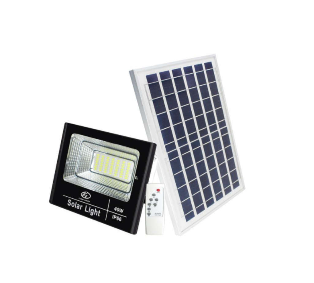 Teempeest 40W LED Solar Flood Light Includes Remote Control