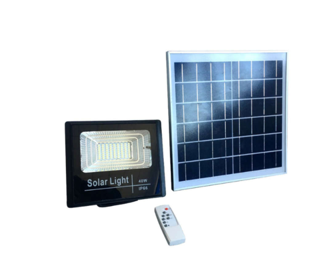 Teempeest 40W LED Solar Flood Light Includes Remote Control