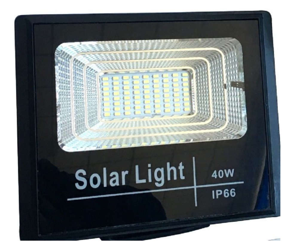 Teempeest 40W LED Solar Flood Light Includes Remote Control