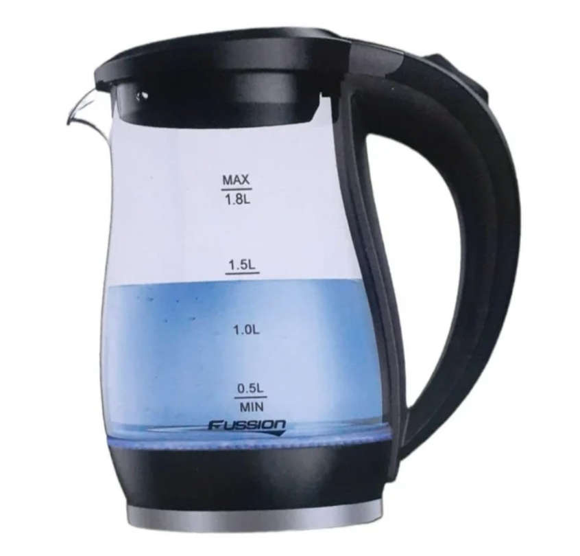 1.8L 1500W Cordless Glass kettle Beautiful Design