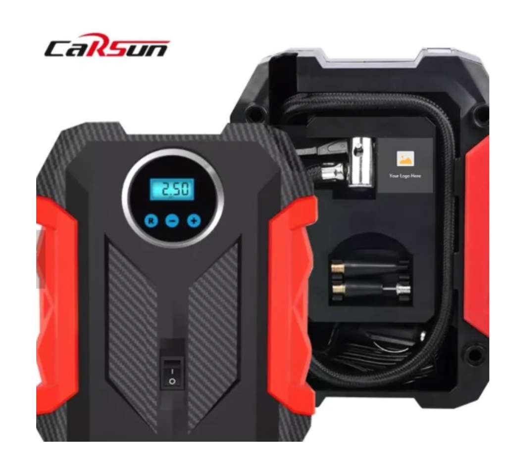 Carsun Multifunctional Digital Car Tyre Pump With One Touch Function