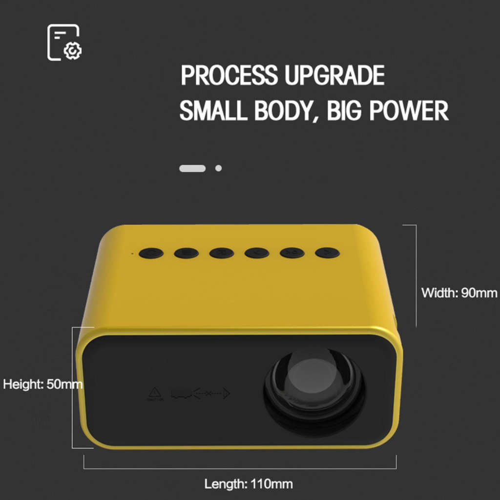 1080P Full HD Portable Mini LED Multimedia Projector RN-14