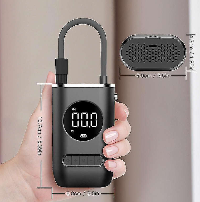 Car Handheld Wireless Air Pump Tire Inflator Tool For Cars, Bikes, Pools and More