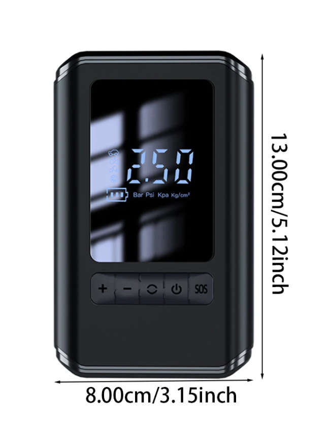 Car Handheld Wireless Air Pump Tire Inflator Tool For Cars, Bikes, Pools and More