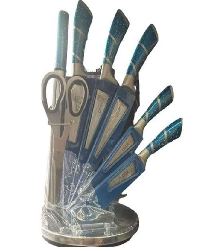 Dynamic Cook Set Of 8 Stainless Steel High Quality Kitchen Knife Set