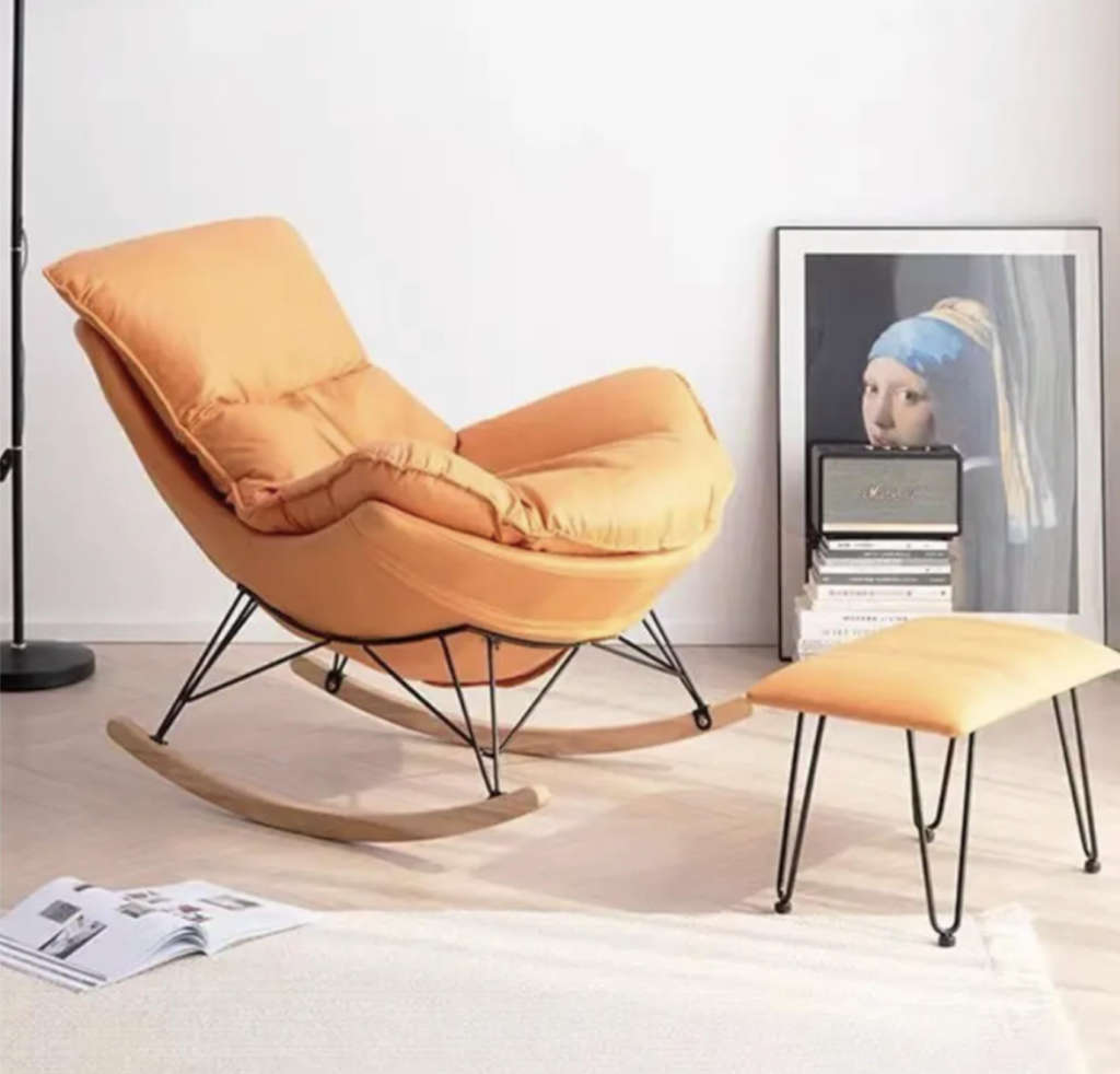 Rocking Chair Sofa Recliner With Free Foot Rest Premium Design For Ultimate Comfort