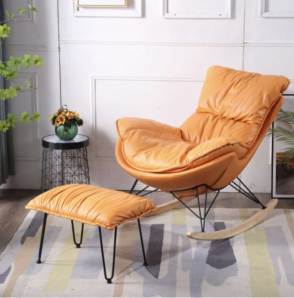 Rocking Chair Sofa Recliner With Free Foot Rest Premium Design For Ultimate Comfort