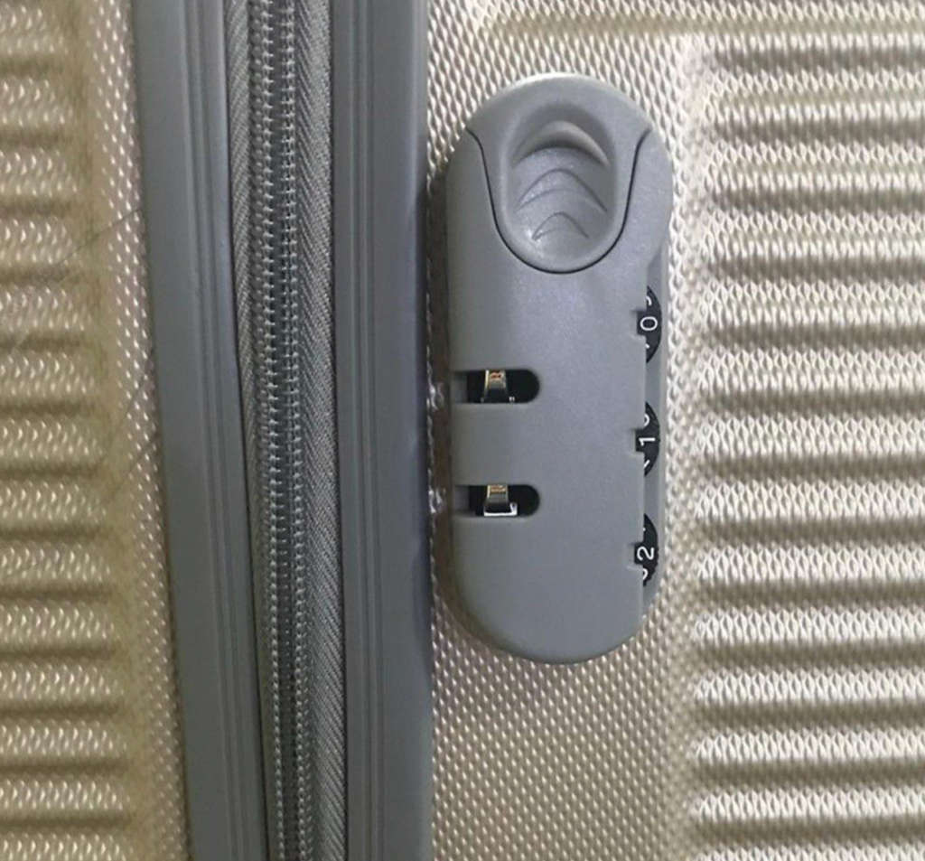 Latest Fashion Fancy Design High Quality Hard Outer Shell 3 in 1 Travel Luggage Set - GOLD