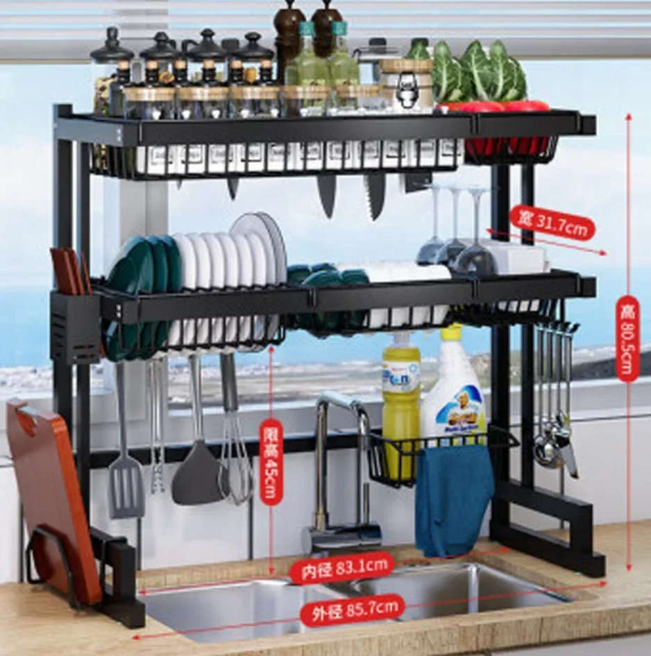 Black Premium Quality Kitchen Dish Rack