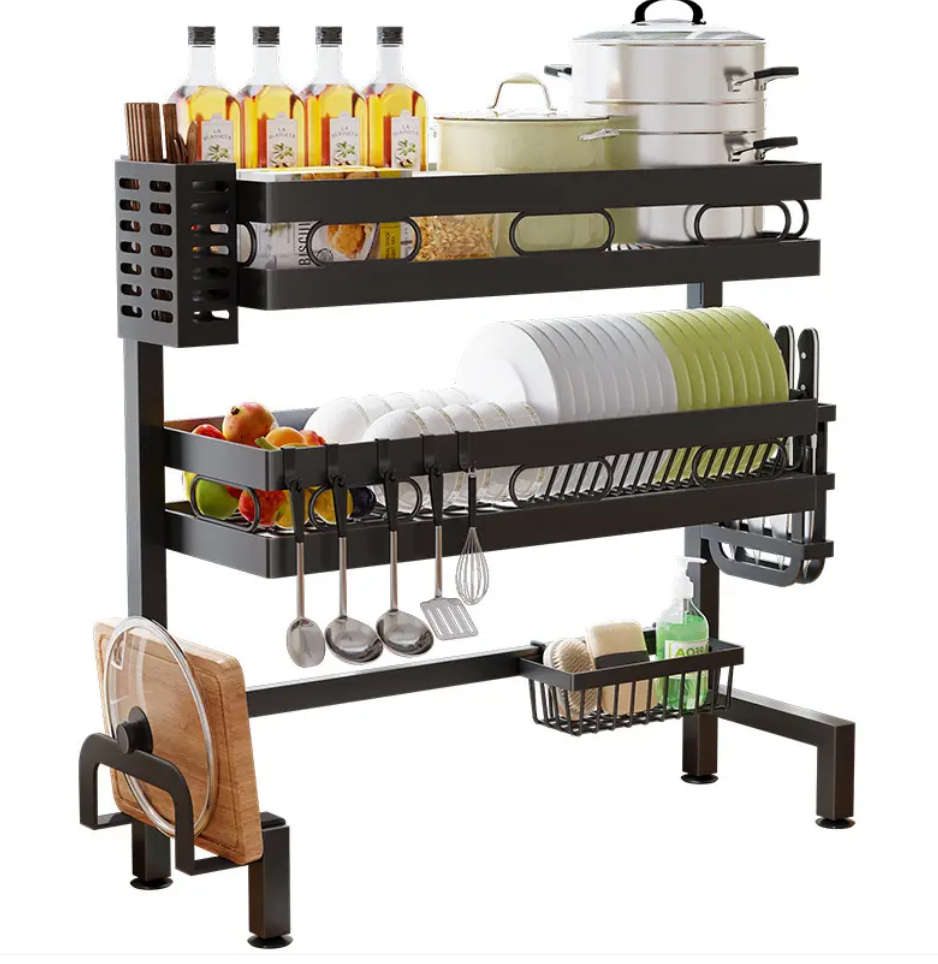 Black Premium Quality Kitchen Dish Rack