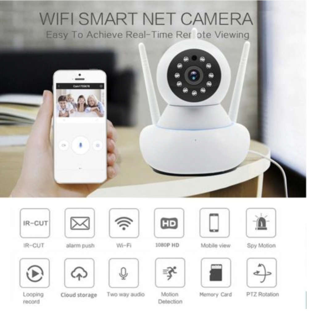 HD Wireless Network IP Indoor Camera with Mobile View