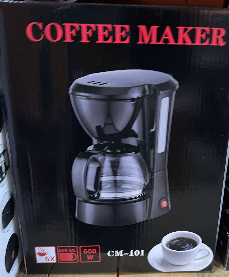 Electric Coffee Maker 600ml 650W