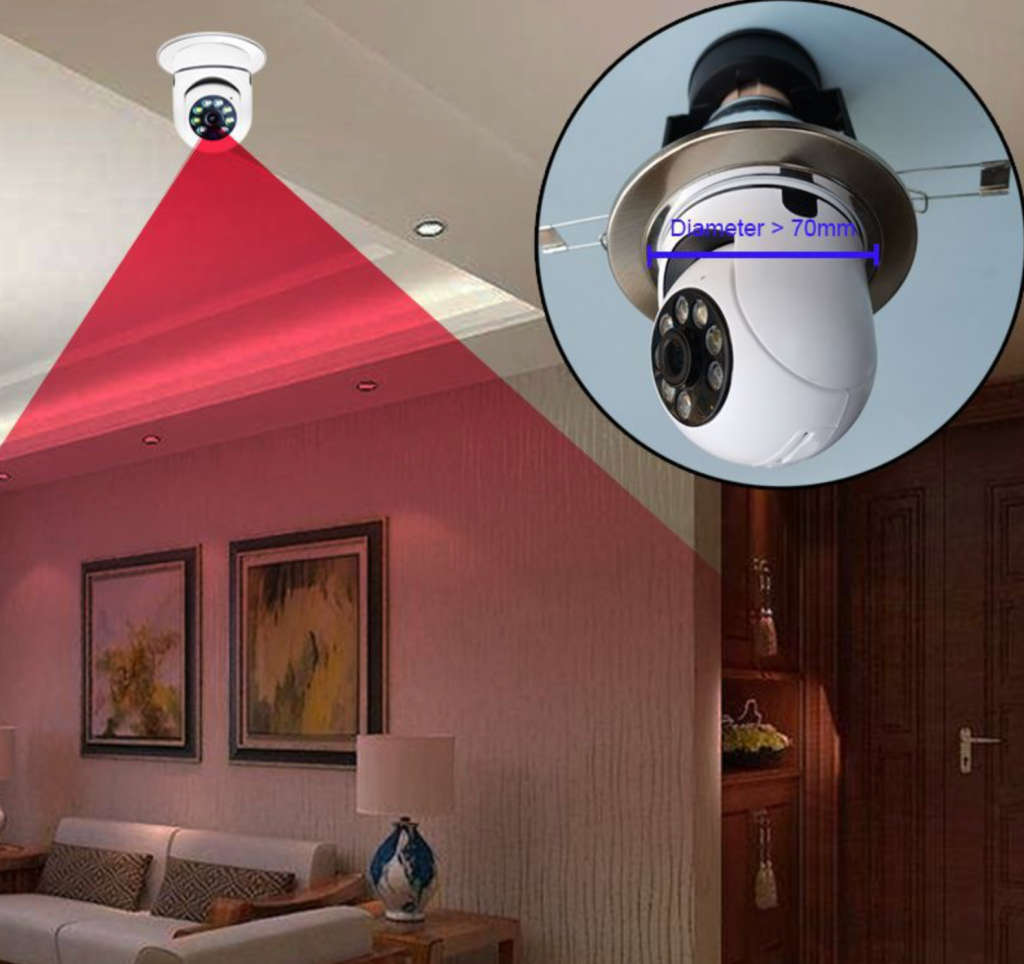 Wireless Panoramic Home Security WiFi Smart Camera 360° HD