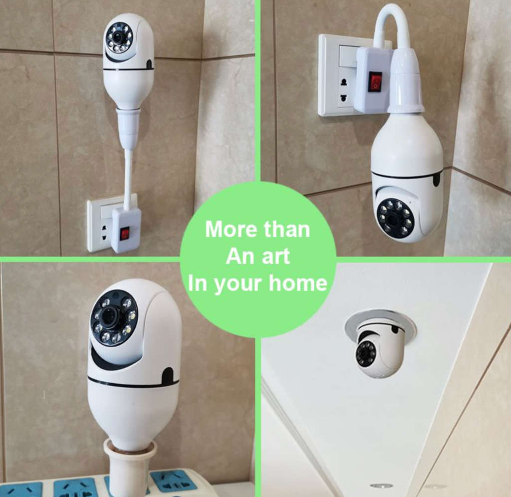 Wireless Panoramic Home Security WiFi Smart Camera 360° HD