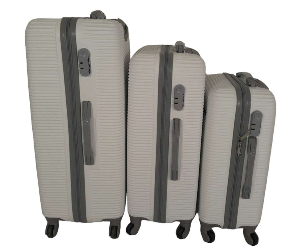 Expert travel Ware- 3 Piece Luggage set- Creamy White