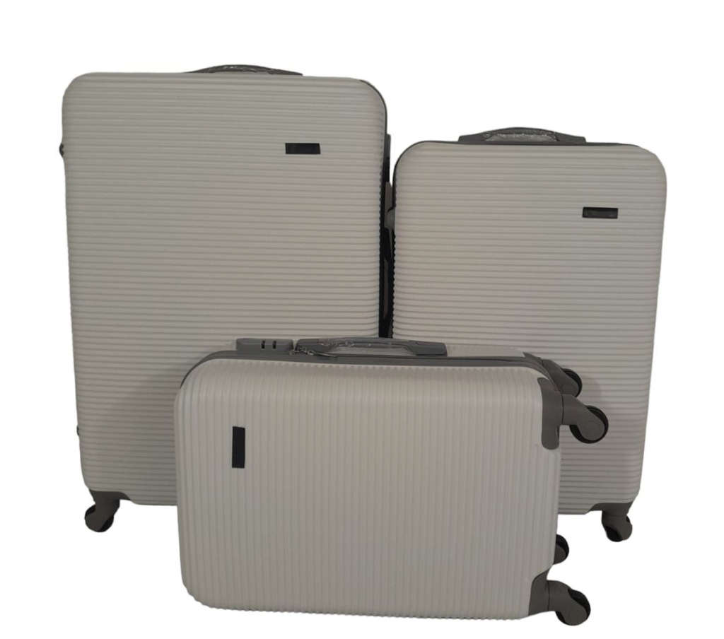 Expert travel Ware- 3 Piece Luggage set- Creamy White