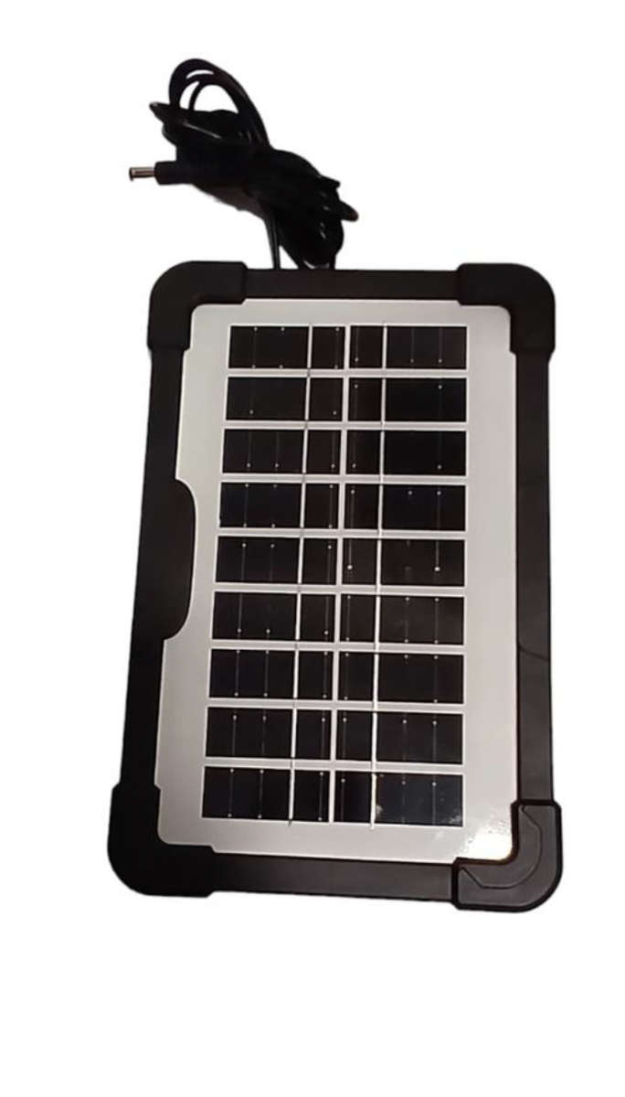 Condere 12` Rechargeable Solar Fan with Built in light and 2 Light Bulbs and a Solar Panel