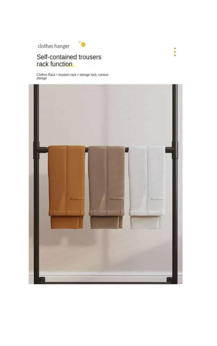 Multi-functional Standing Coat Hat Rack with Shoe Rack, Easy-to-Move Clothes Hanger with Wheels