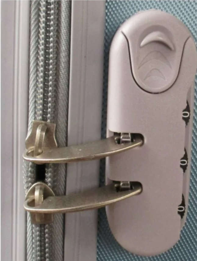 3 Piece Hard Outer Shell Travel Luggage Suitcase Set-  Slick Blue