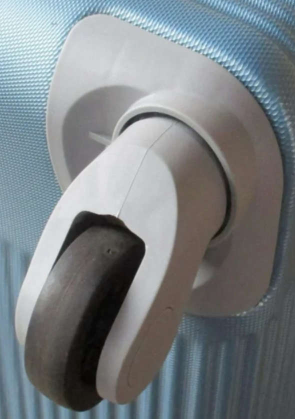 3 Piece Hard Outer Shell Travel Luggage Suitcase Set-  Slick Blue