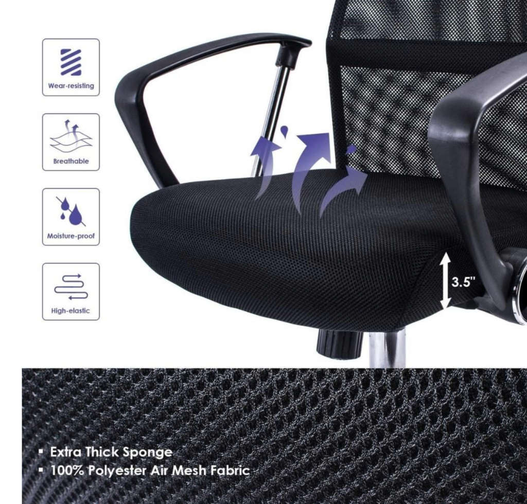 Zara - Ergonomic High-Back Office Chair - Black DISPLAY UNIT