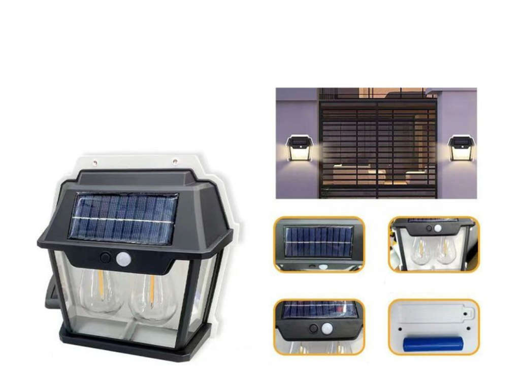 Waterproof Outdoor Solar Interaction Wall Lamp 28W