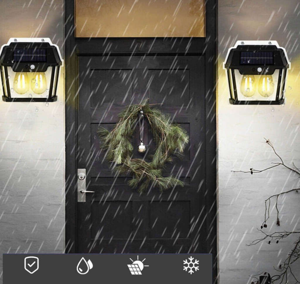 Waterproof Outdoor Solar Interaction Wall Lamp 28W