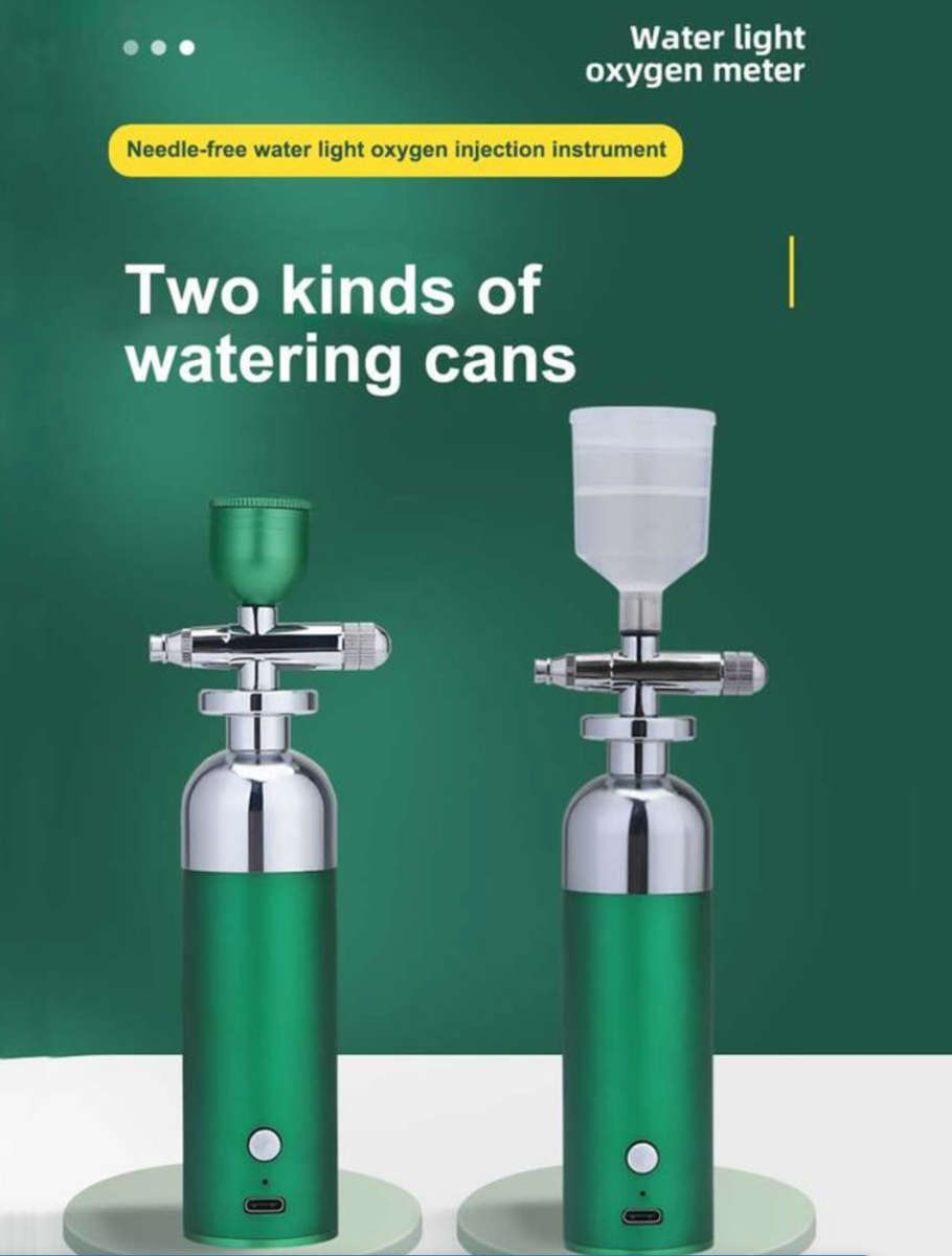 Rex M Portable Airbrush Compressor Kit, Ideal For Nails, Art, Cake & Makeup - Slick Red/Green