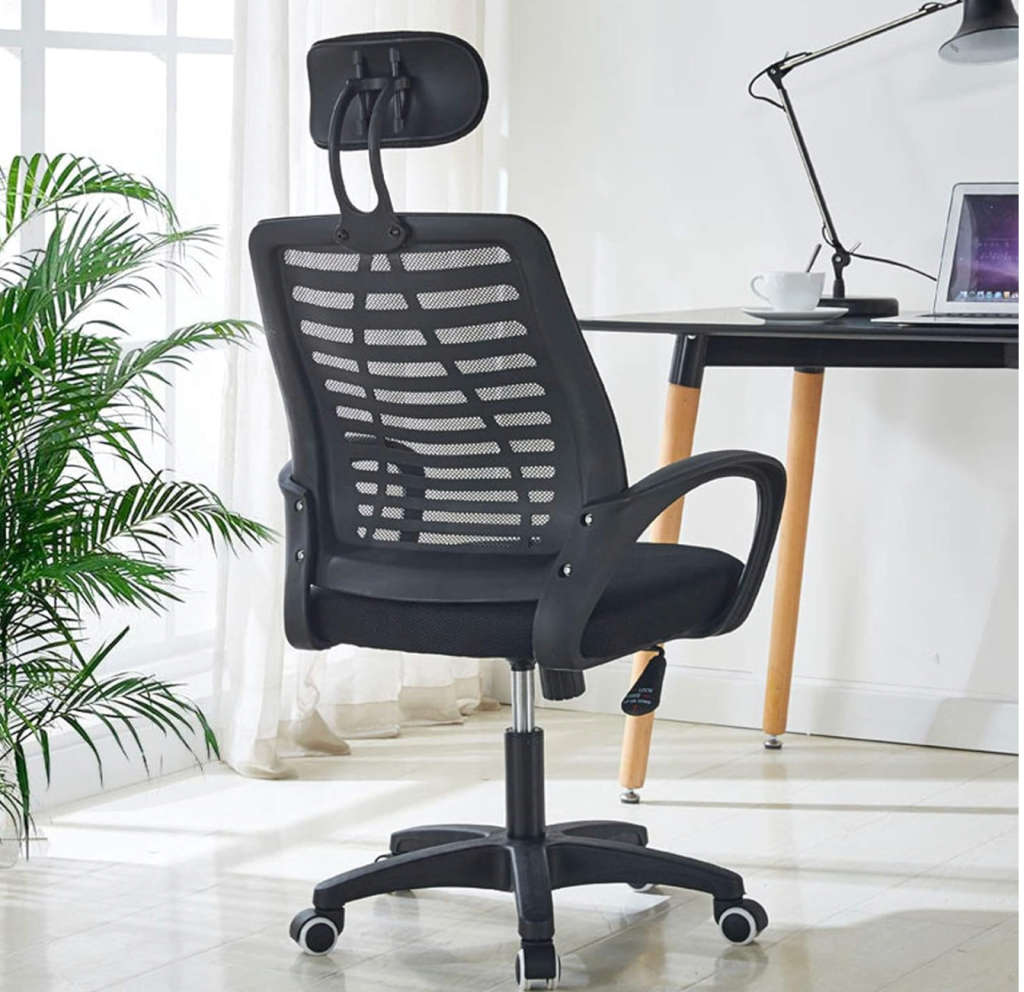 Ergonomic Mesh Office Chair | Height Adjustable & Swivel Function - See Description