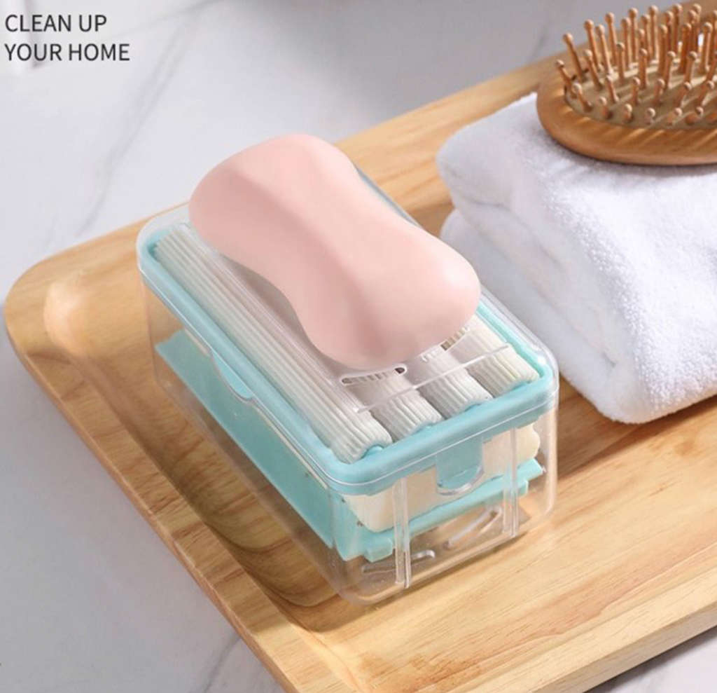 Soap Roller/Spreading Box Cleaning Storage Foaming Box - 2 in 1