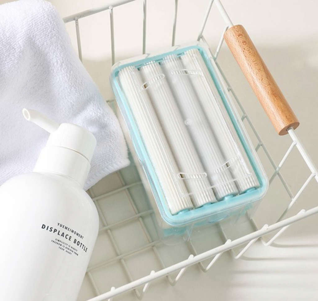 Soap Roller/Spreading Box Cleaning Storage Foaming Box - 2 in 1