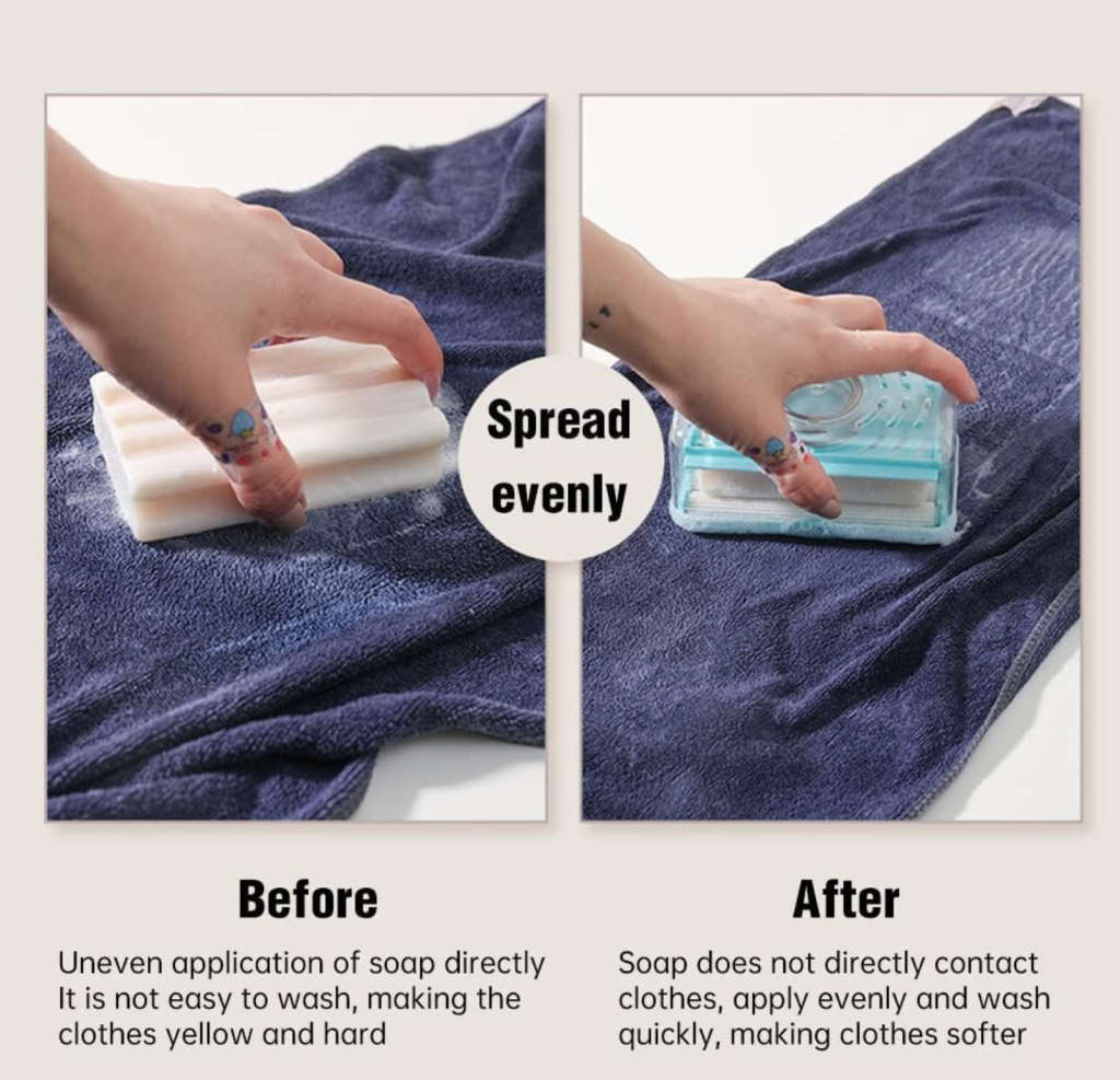 Soap Roller/Spreading Box Cleaning Storage Foaming Box - 2 in 1