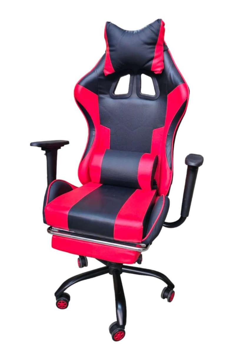 REX M Big Size High Back Reclinable Gaming Chair with Arm Rest - Red (Does Not Have Footrest)Display