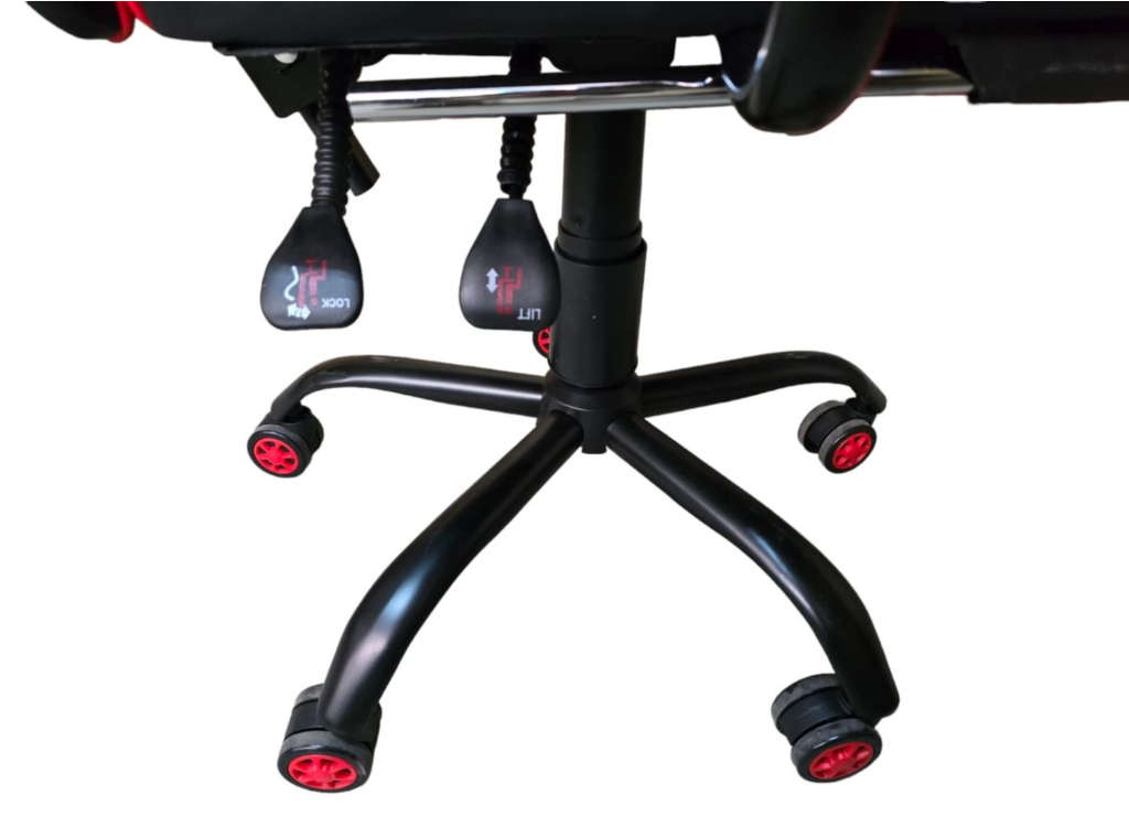 REX M Big Size High Back Reclinable Gaming Chair with Arm Rest - Red (Does Not Have Footrest)Display