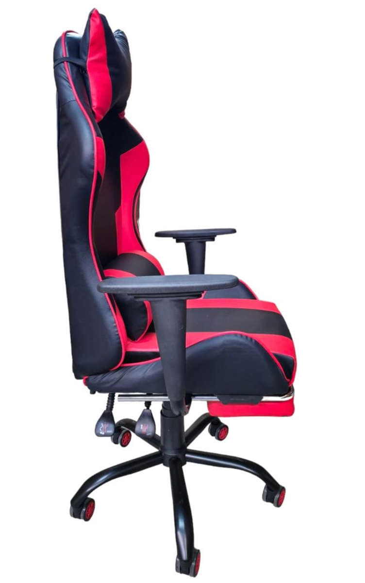 REX M Big Size High Back Reclinable Gaming Chair with Footrest and Arm Rest - Red New Sealed