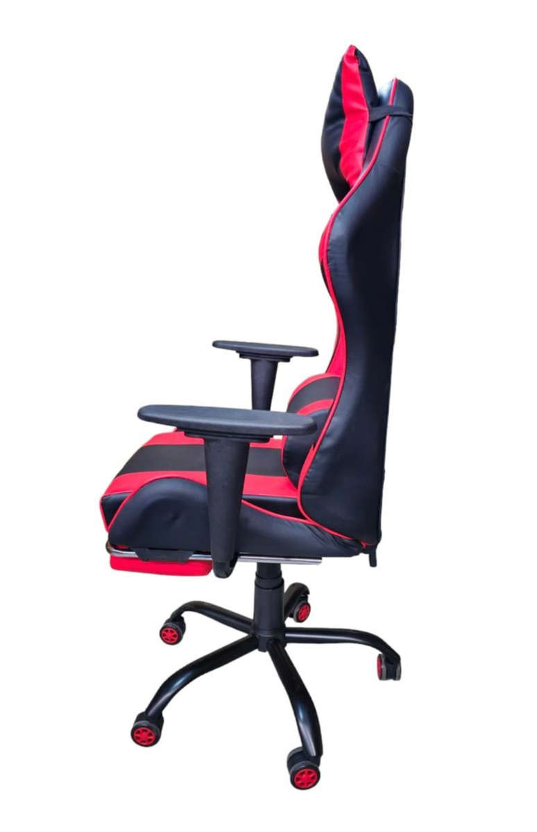 REX M Big Size High Back Reclinable Gaming Chair with Footrest and Arm Rest - Red New Sealed