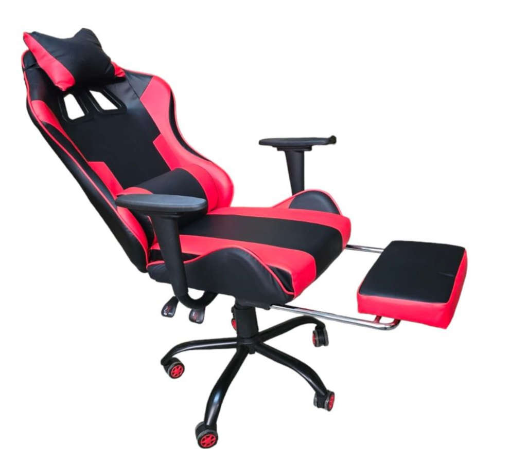 REX M Big Size High Back Reclinable Gaming Chair with Footrest and Arm Rest - Red New Sealed
