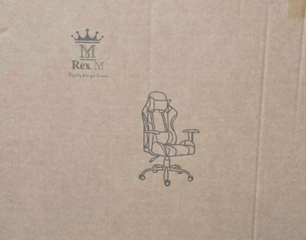 REX M Big Size High Back Reclinable Gaming Chair with Footrest and Arm Rest - Red New Sealed