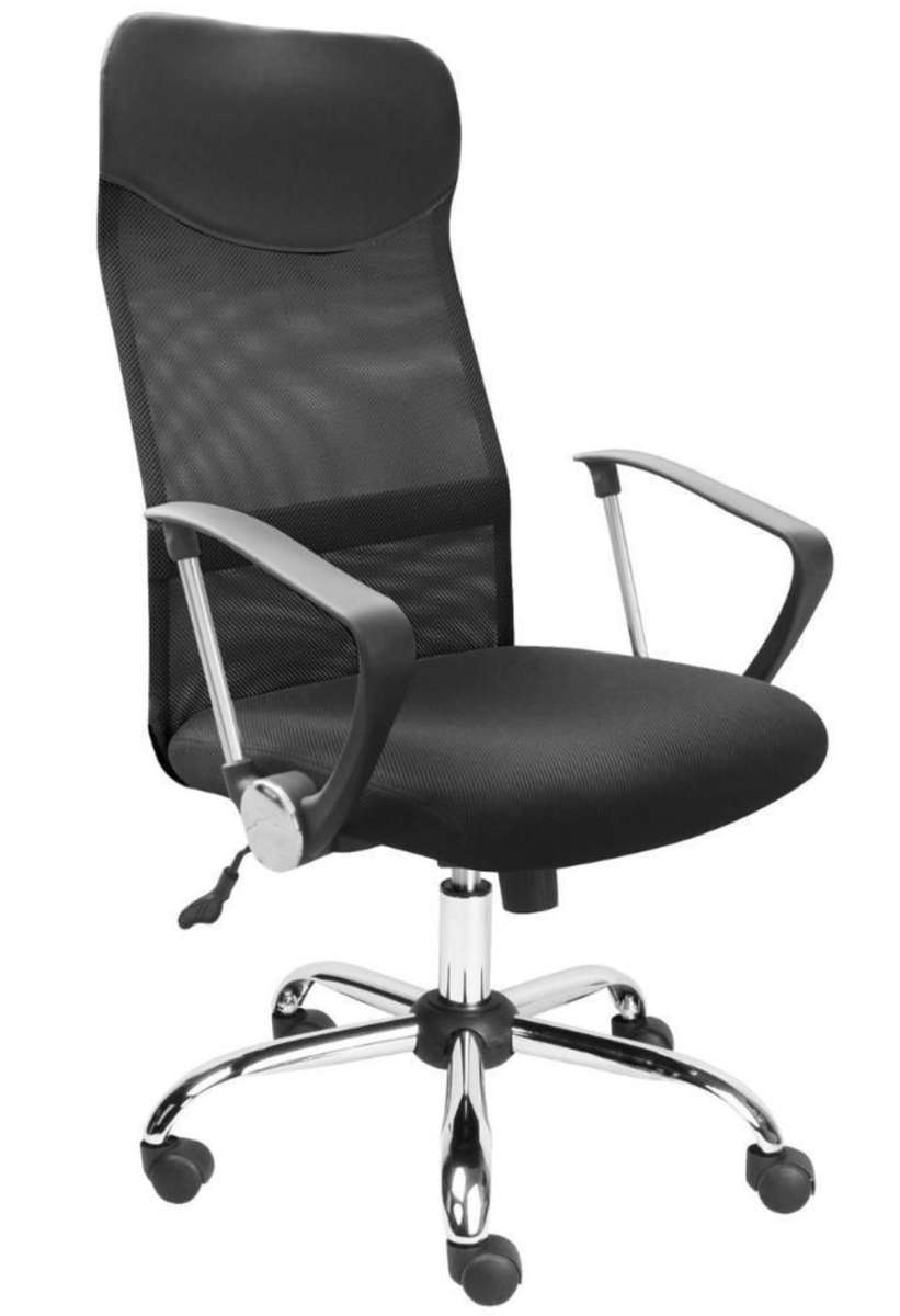 Rex M - Ergonomic High-Back Office Chair - Black
