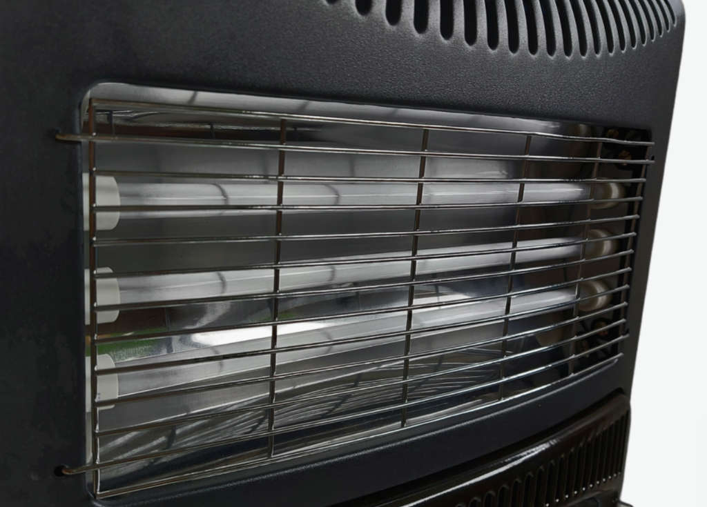 Safy Black 2 in 1 Portable Gas & Electric Heater - REFURBISHED