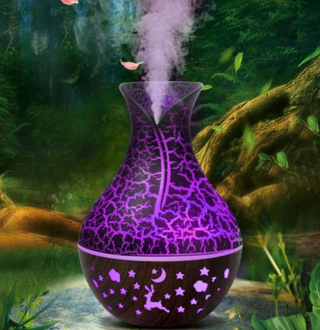 Mini Usb Aroma Diffuser Humidifier With 7 Colour Changing LED